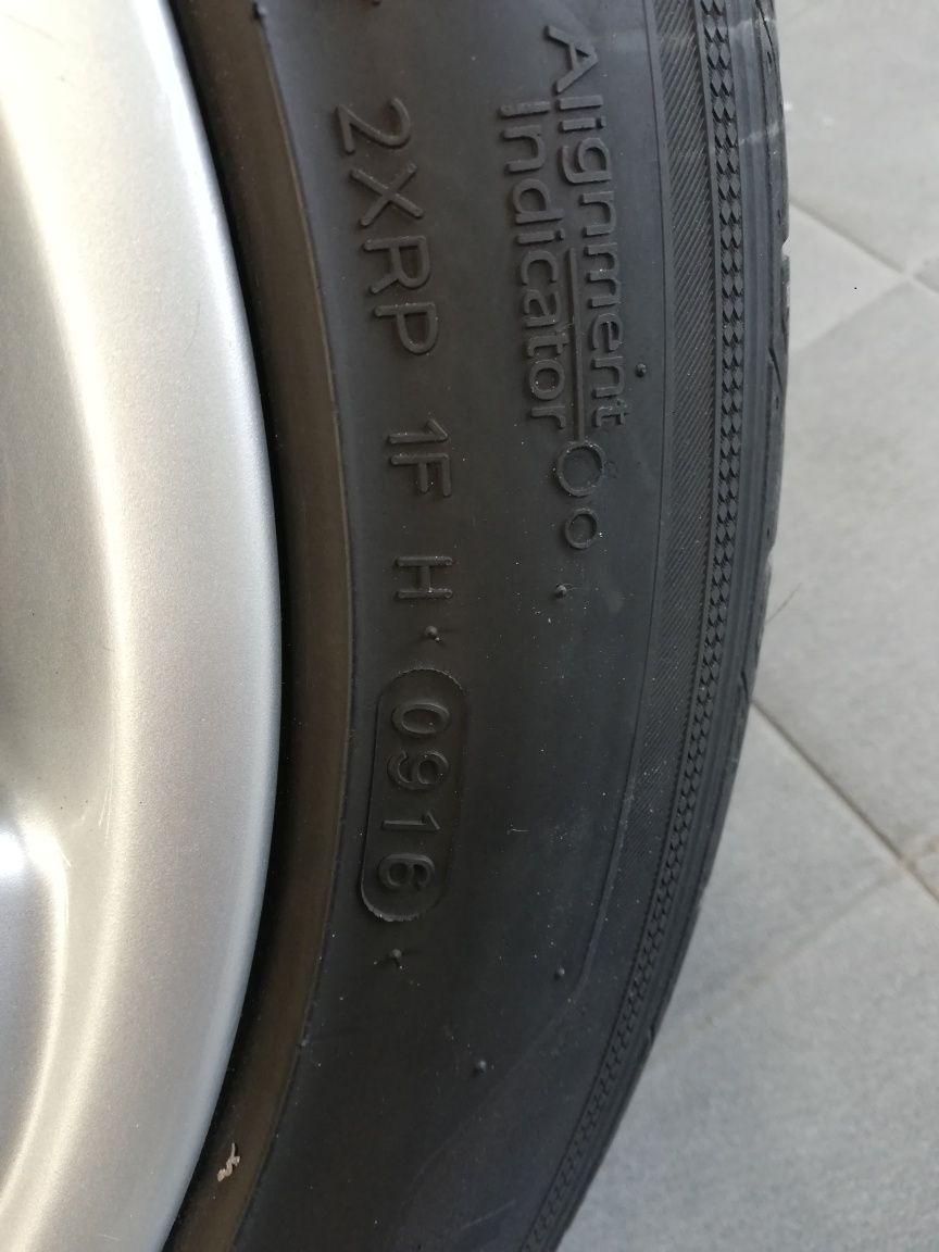 16 джанти с летни гуми HANKOOK 6mm грайфер, 5х120 за бмв е46