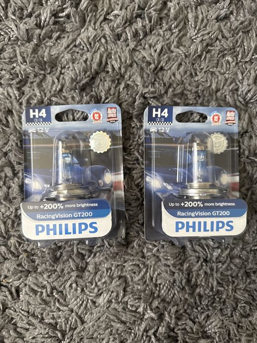 Bec auto PHILIPS Racing Vision GT200 H 4 12 V