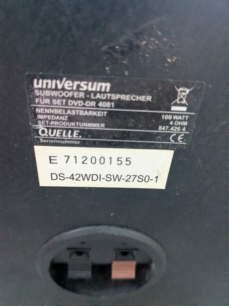 Subwoofer universum