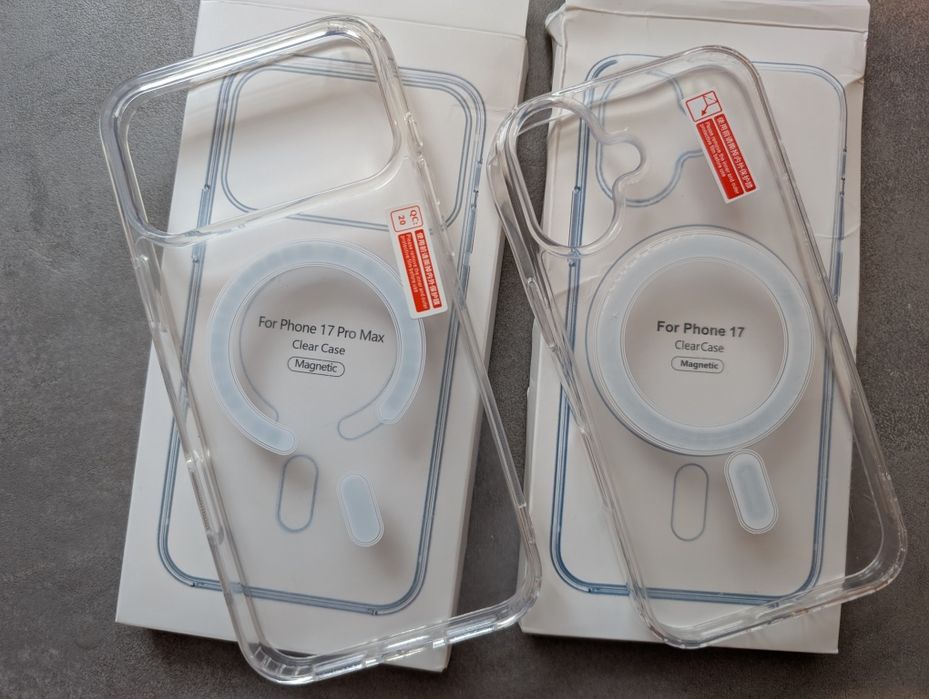 Husa Clear Case iPhone 17, Pro sau Max; iPhone 16, 15 & 13, 12