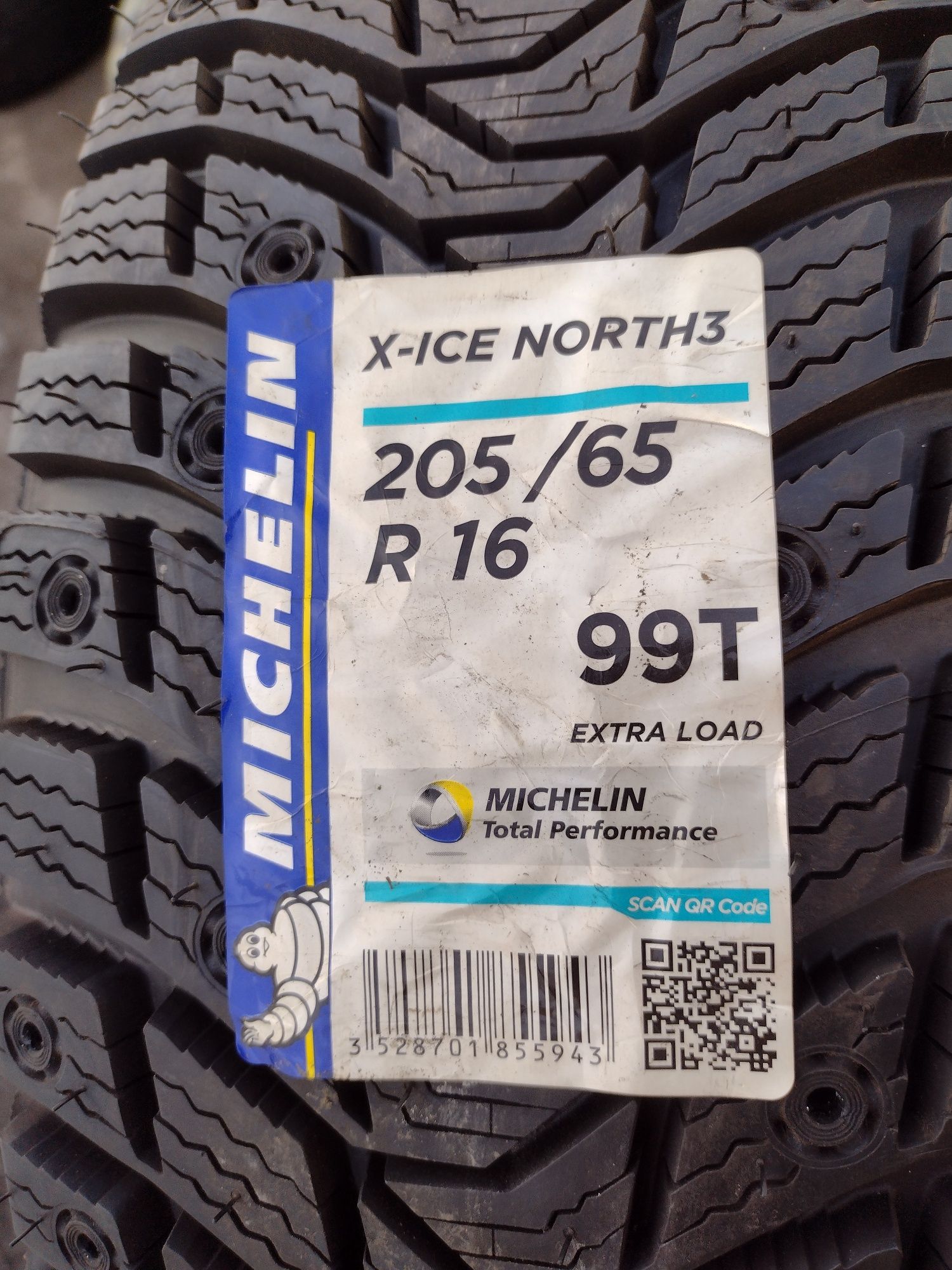 Нови 4бр.205/65/16 Michelin Ice north 3 dot1517