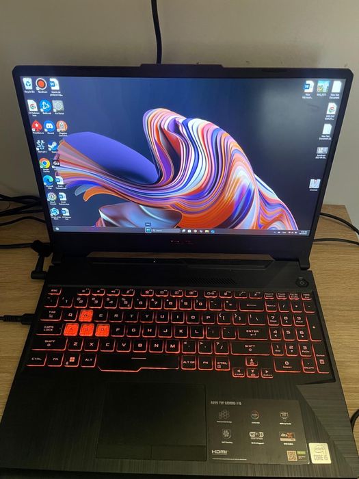 ASUS TUF Gaming F15 si tastatură SteelSeries Apex