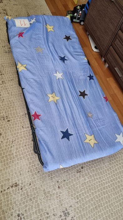 Детская раскладушка с матрисиком для садика