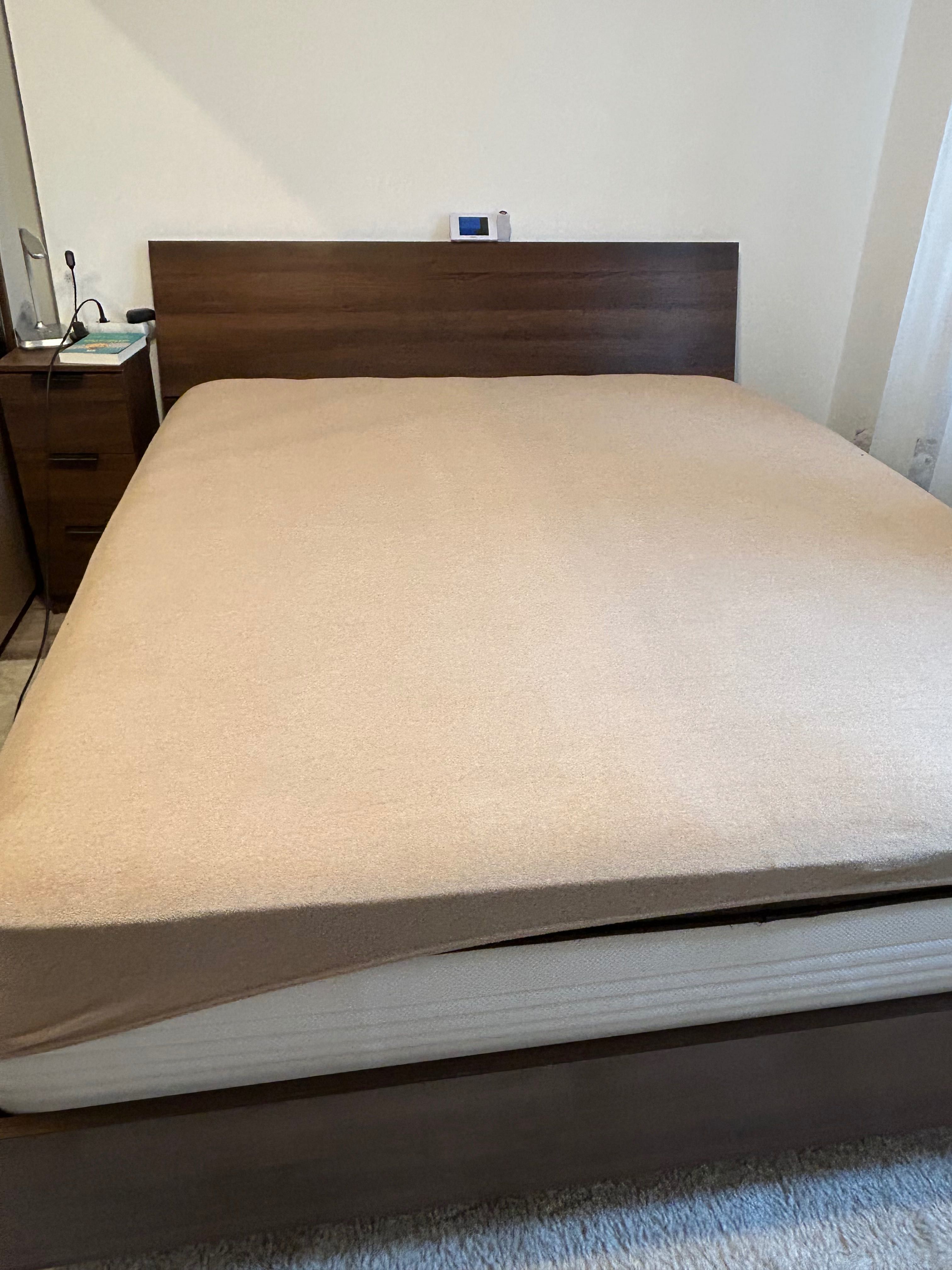 Saltea ortopedică Tencel 160x200x35 cm cu topper inclus