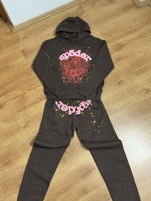 Hanorac Spider / Sp5der Compleu Spider Pantaloni Sp5der