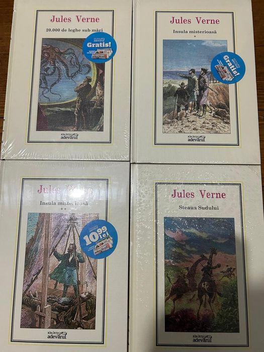 De vânzare colecția Jules Verne de la adevărul în tipla completa