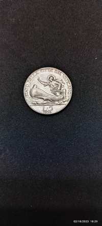 Moneda argint 5 Lire, VATICAN, 1936