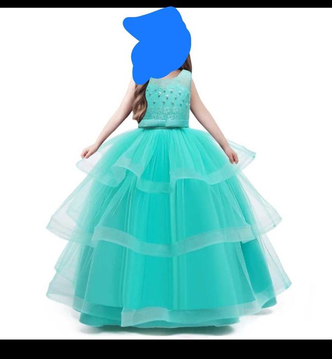 Официална рокля за момиче 122 размер