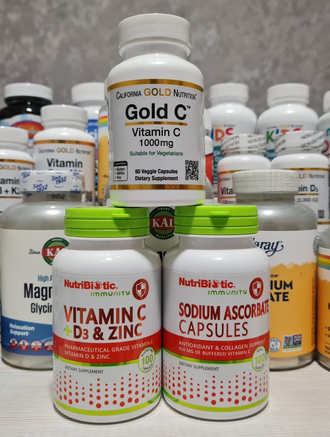 Витамин С , Sodium ascorbate, Zinc / Sink , Selen