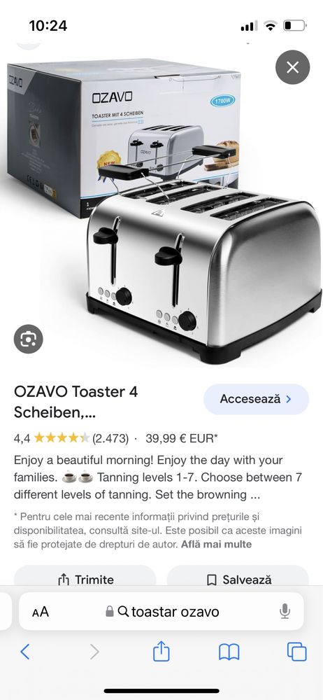 Ozavo Toaster/Nou