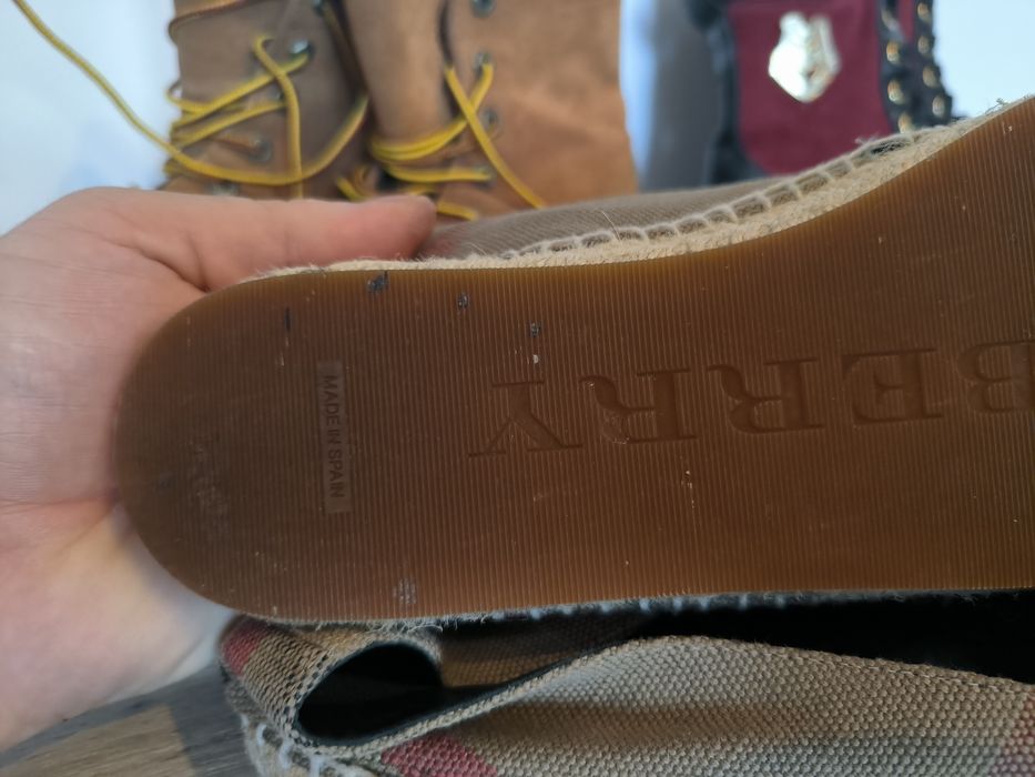 Burberry espadrile /Ghete Moschino Timberland