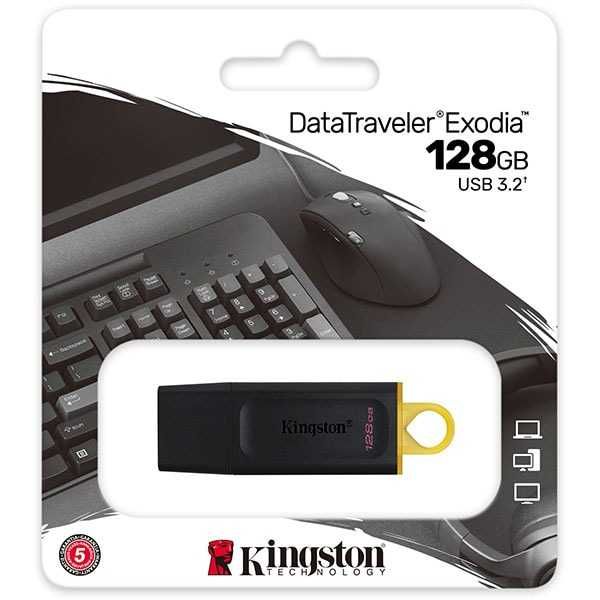 Stick 128GB Memorie USB 3.2 KINGSTON DataTraveler Exodia Nou Sigilat