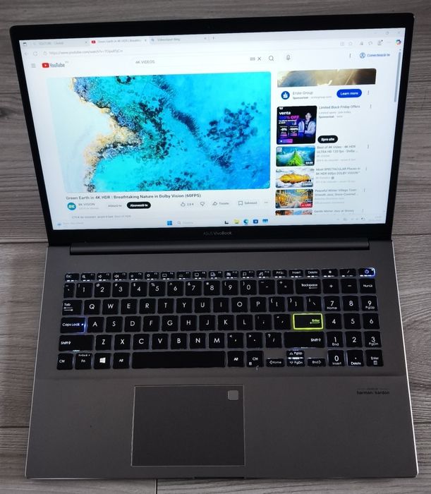 Laptop Asus S533EA,15,6 FHD/i5-1135G7/8GB/SSD512GB argintiu !