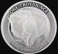 Сребърна монета .999 Бъфало