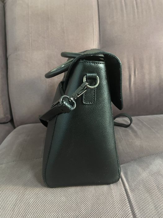 Geanta neagra din piele