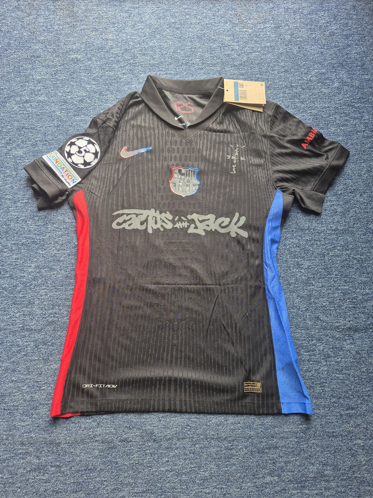 Tricou Lamine Yamal Barcelona Away Cactus Jack Travis Scott edition