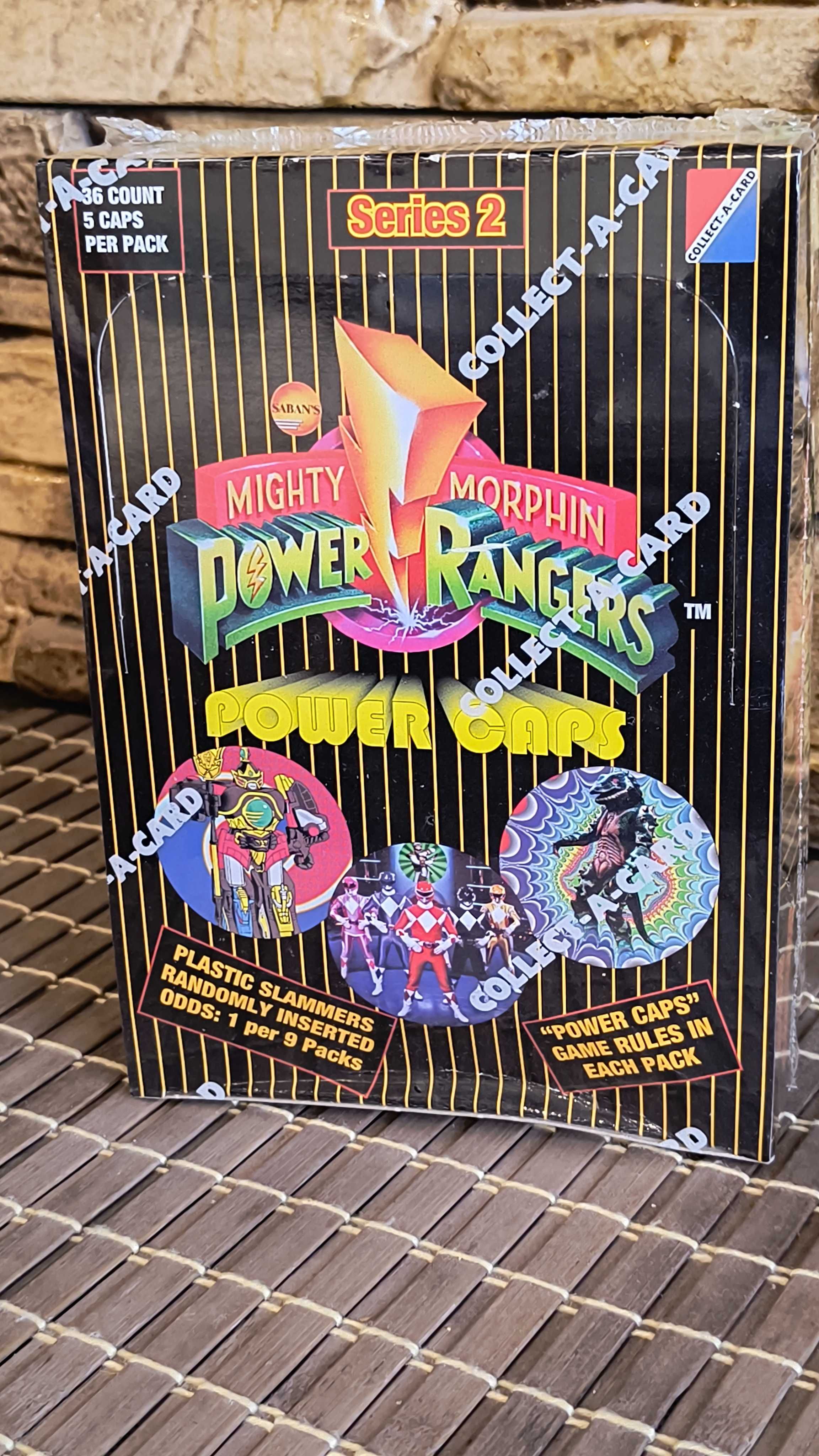 Power Rangers Power Caps кутии от 90-т