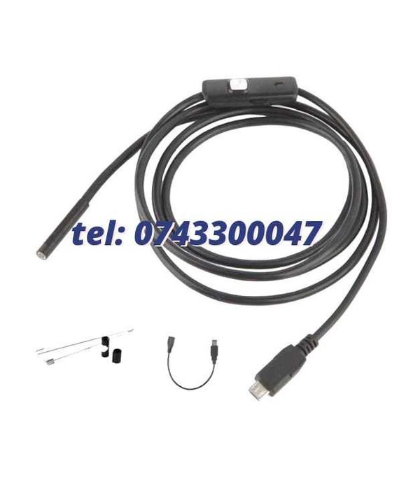 2 M Camera Endoscop boroscop 6 Led Inspectii Tehniceinstalatii