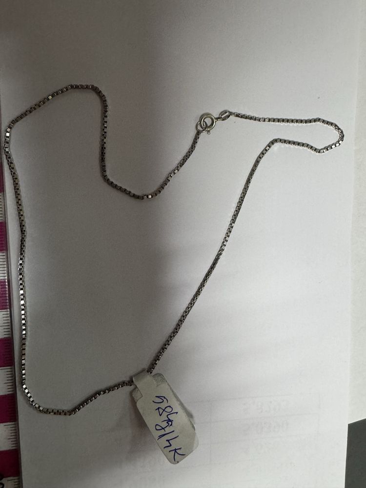 Vand lant de aur alb 14k 585