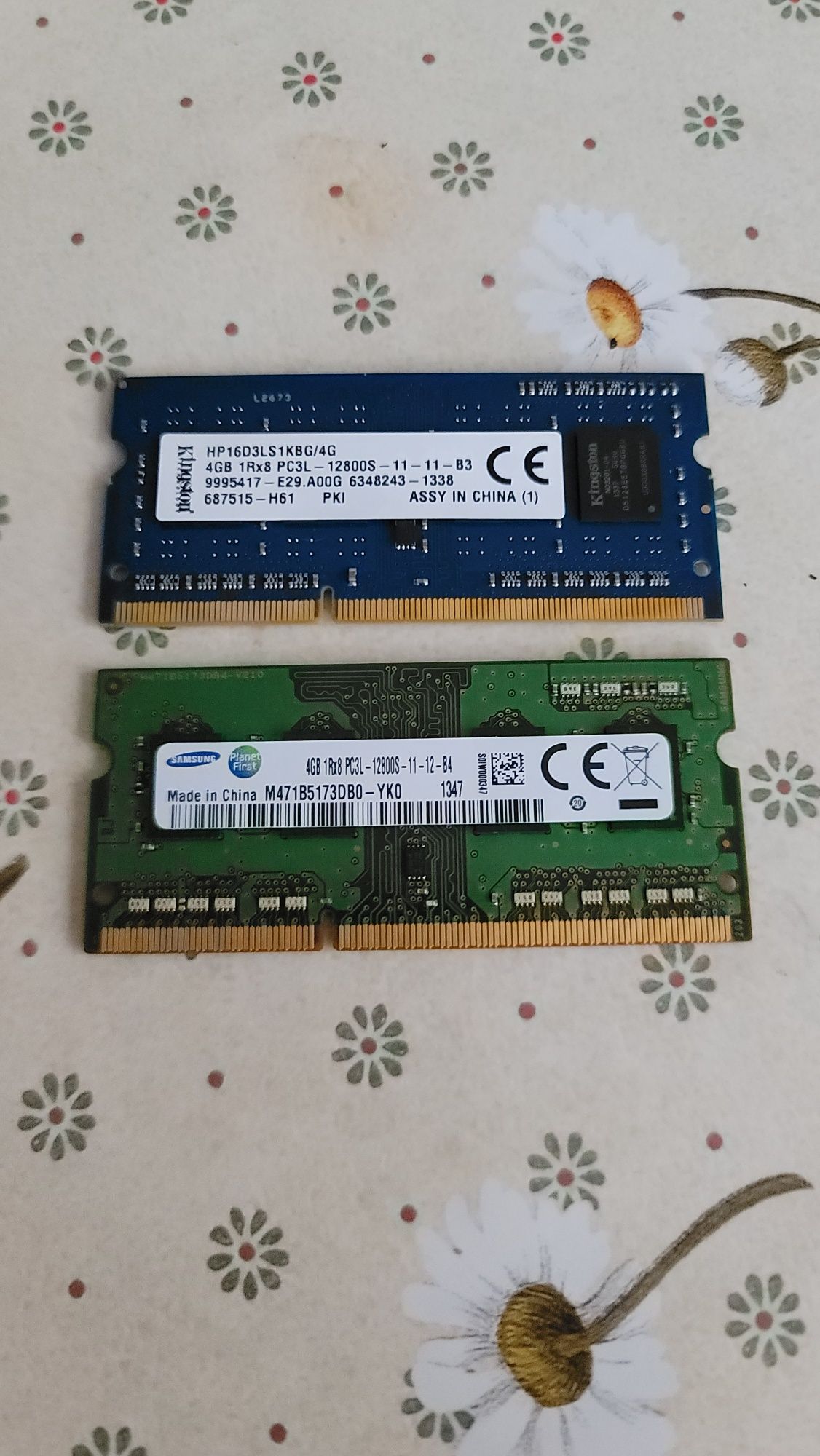 2x4gb РАМ-памет за лаптоп ddr3 1600mhz.