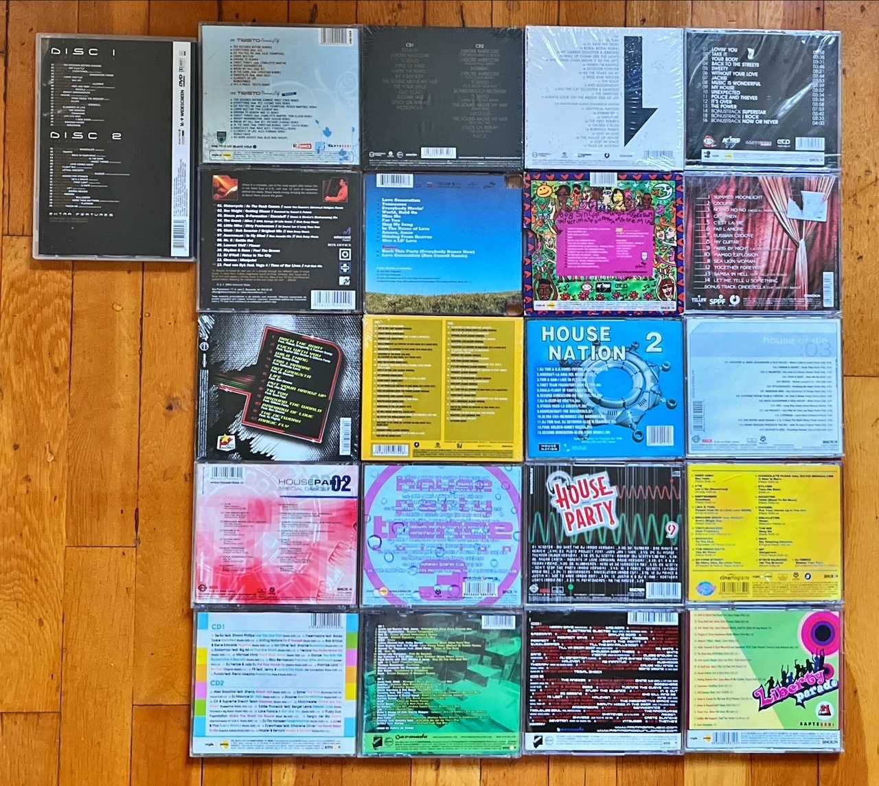 Lot CD Roton house&dance: Tiesto, Scooter, Sinclar, House Party, Vandi