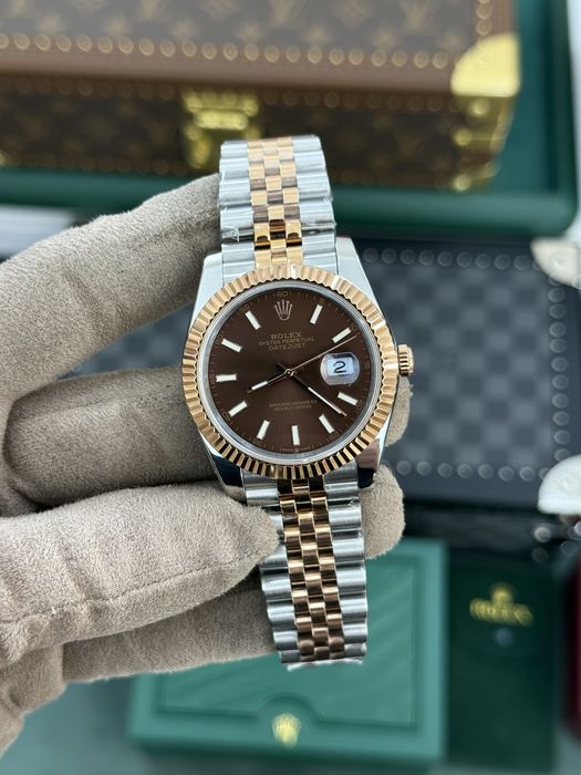 Rolex Date-Just 41mm Choco Dial