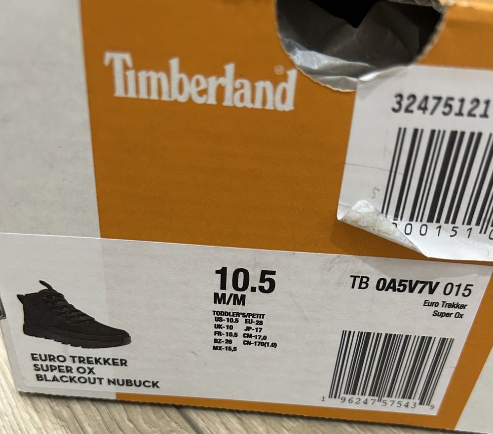 Оригинални детски обувки Timberland