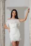 Рокля за кръщене или специален повод официална рокля Christine fashion
