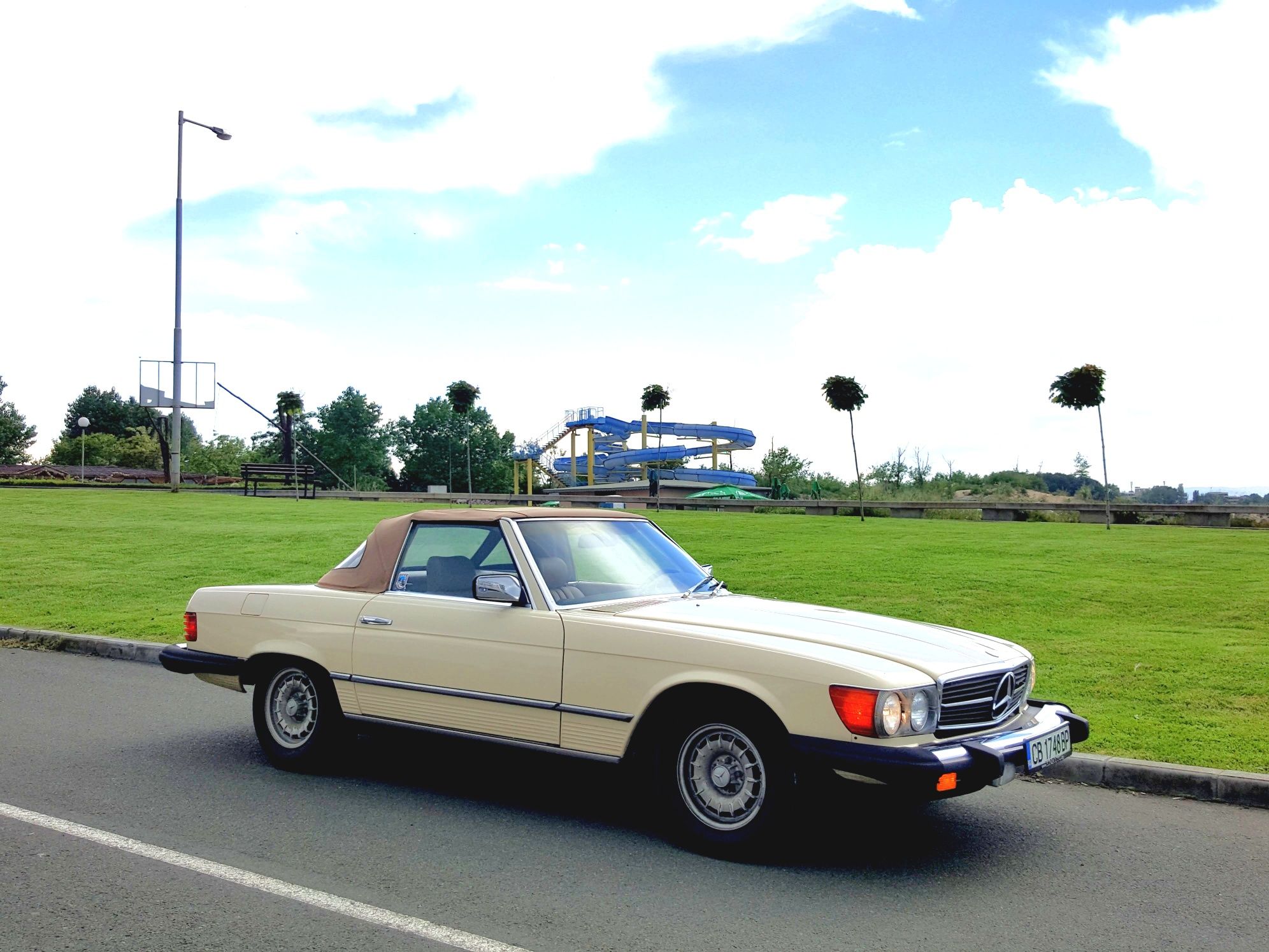 Ретро автомобил Mercedes SL380 от 1984г под наем, сватба Абитуриентски