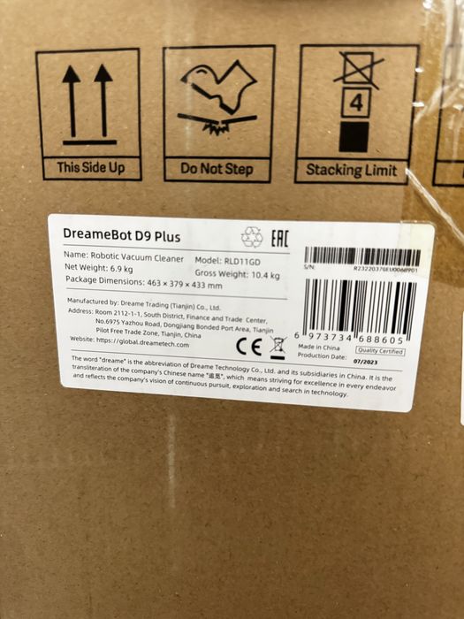 Робот пылесос DreemeBot D9 Plus