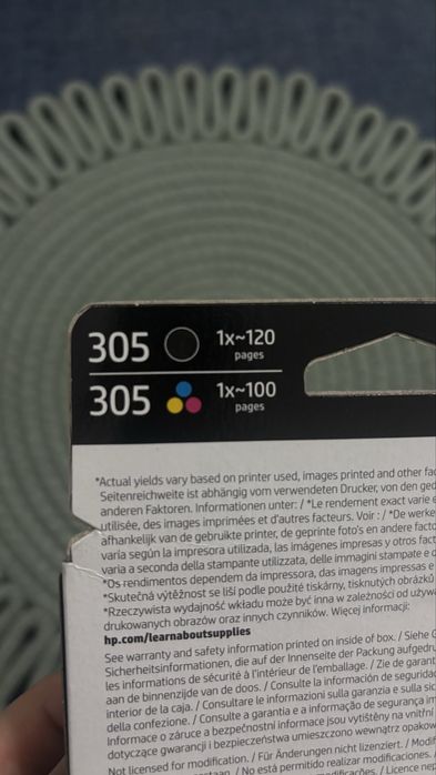 Set cartuse originale HP 305 / 6ZD17AE