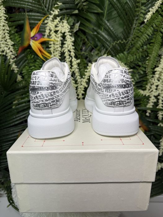 Alexander McQueen White Silver