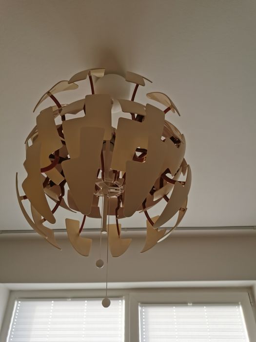 Lustra ikea alb-portocaliu