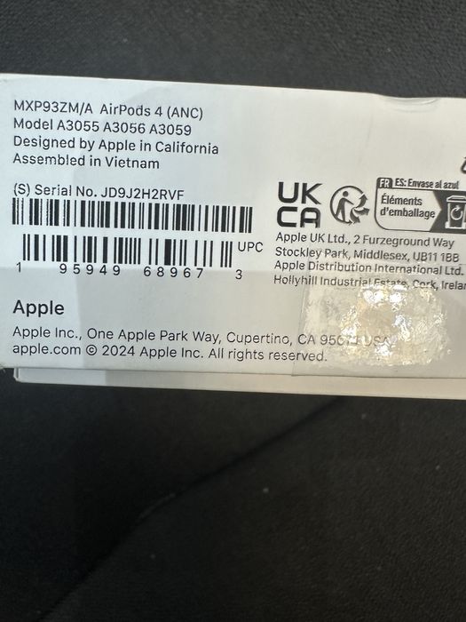 Apple Airpods 4 ANC sigilate originale