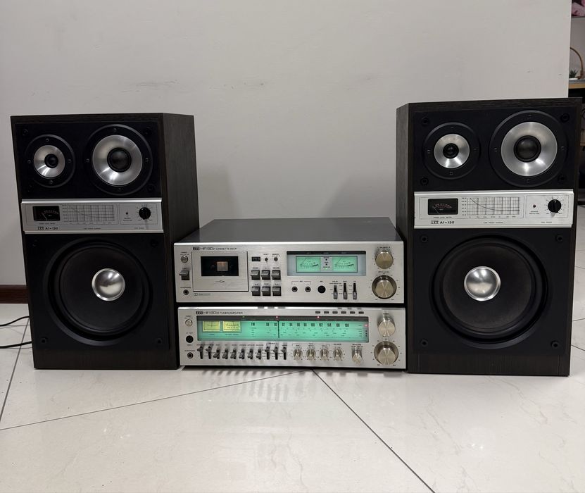 Аудио сет ITT ресивър HIFI 8033, Дек HIFI 8021, тонколони ITT