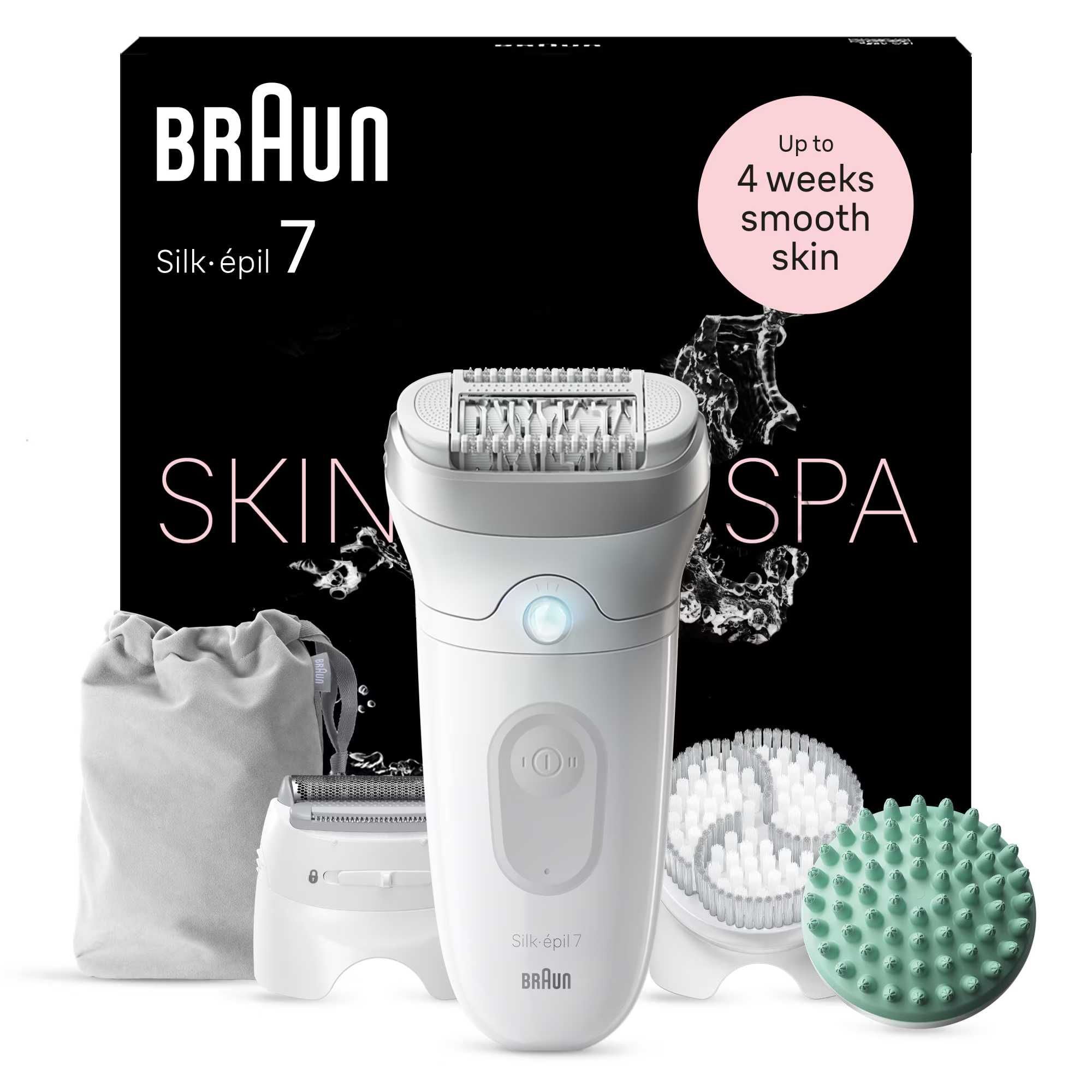 Epilator Braun Silk-épil 7 7-081 SkinSpa, Wet & Dry, MicroGrip