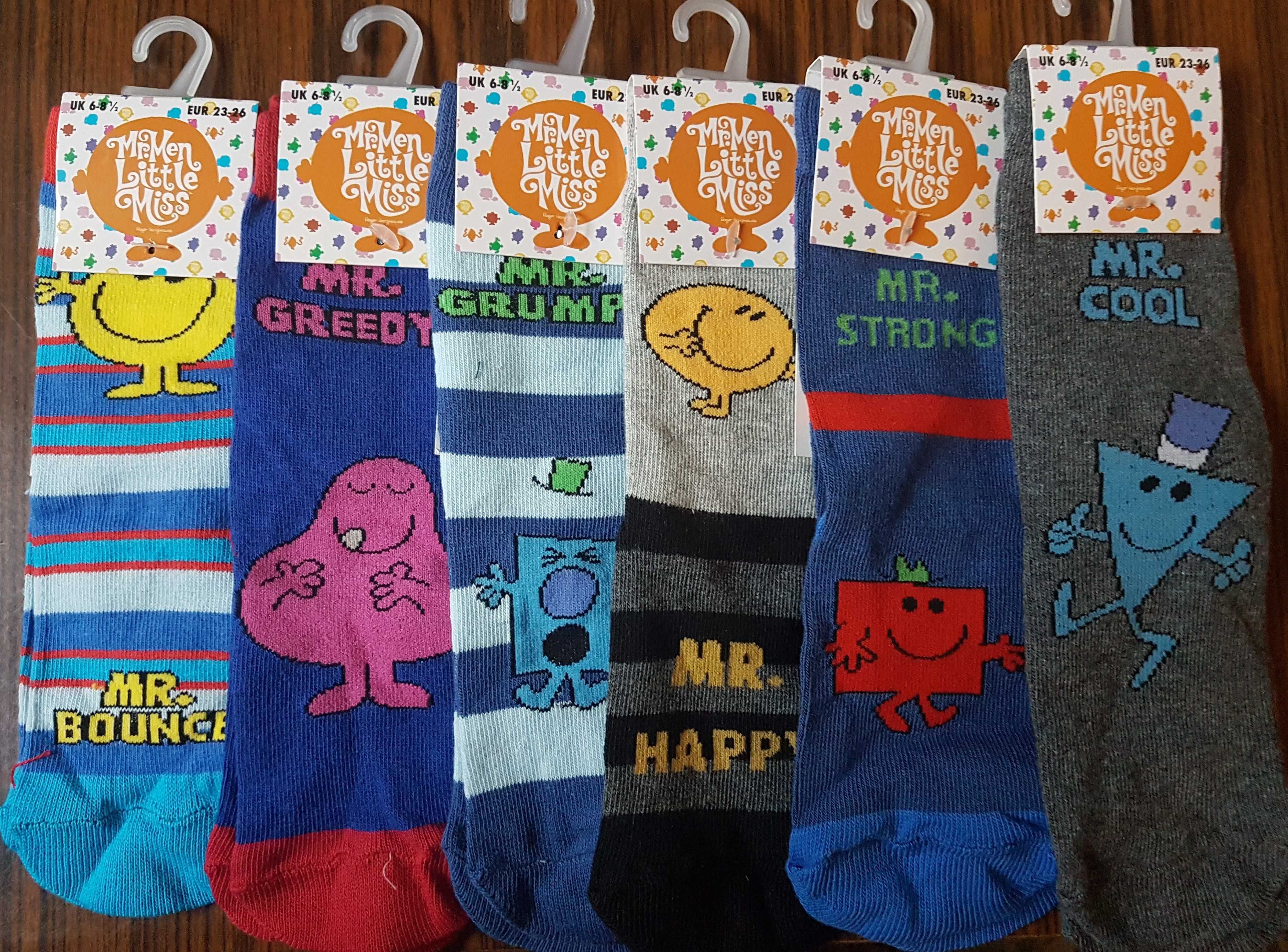 Английски КЪСИ ЧОРАПИ Мr.MEN and LITTLE MISS™®, унисекс /№23 -26/