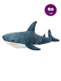 Синяя акула 140 см мягкая игрушка новая блохей