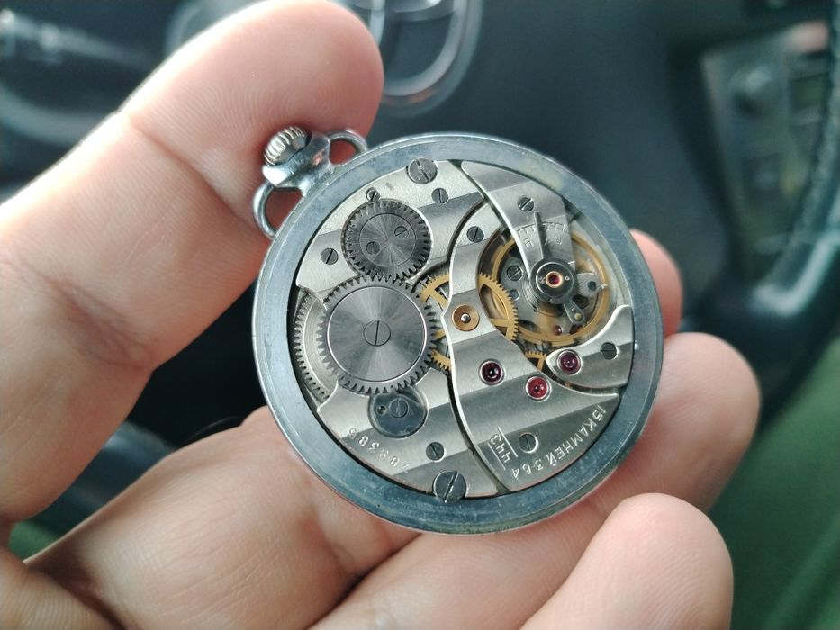 Стар руски джобен часовник Мълния