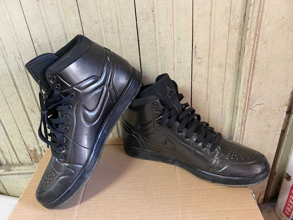 ''Nike Air Jordan 1 Anodized Black Foamposite Armor''оригинални 42.5 н