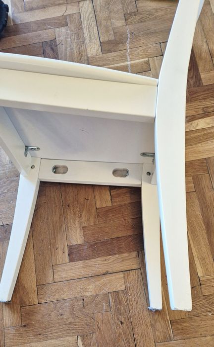 Scaun alb INGOLF Ikea - 2 bucăți