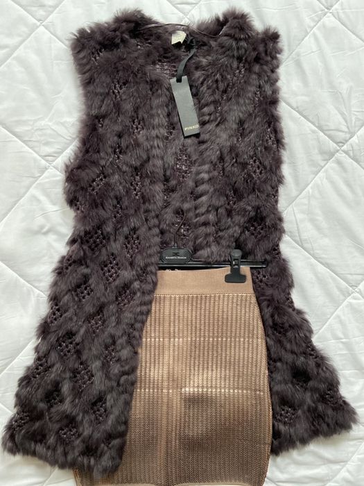 PINKO vestă blanita naturala de la 1800 lei la 1200 lei