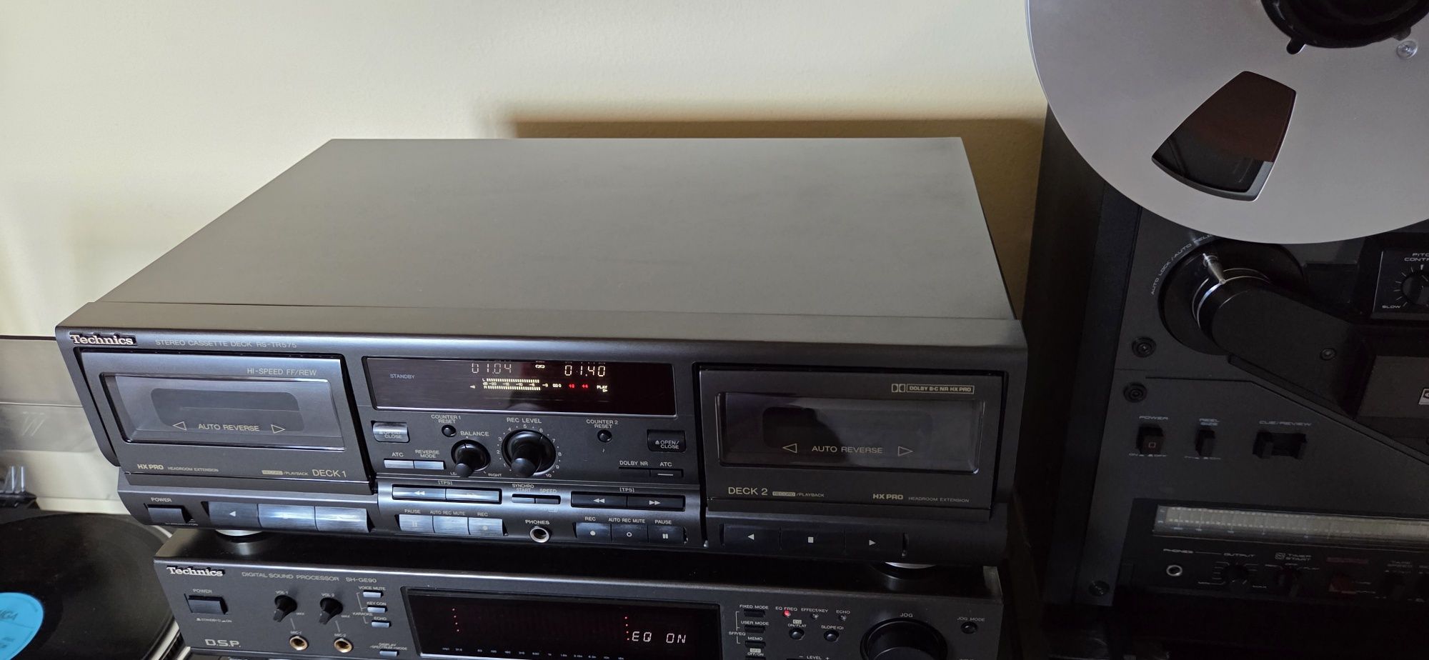 Technics deck rs tr 575 cu inregistrare pe ambele casete
