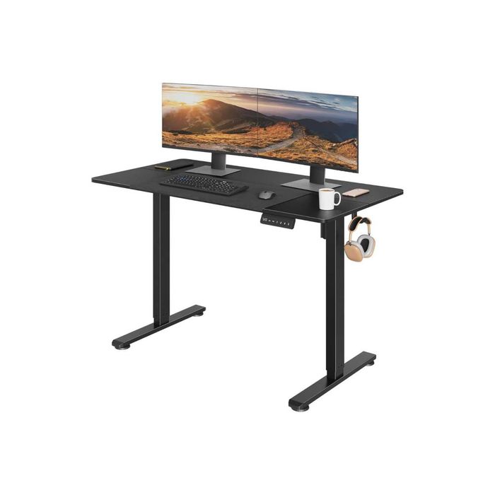 Birou electric reglabil pe inaltime, 120x60 cm, silentios, negru