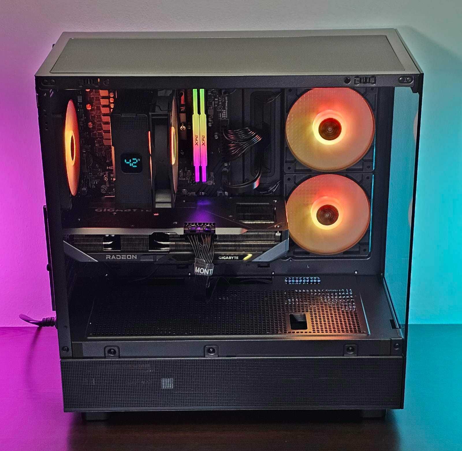 RX 9070 16GB/Ryzen 7-7800X3D/RAM 32GB/SSD 1TB/Чисто Нов+Гаранция!