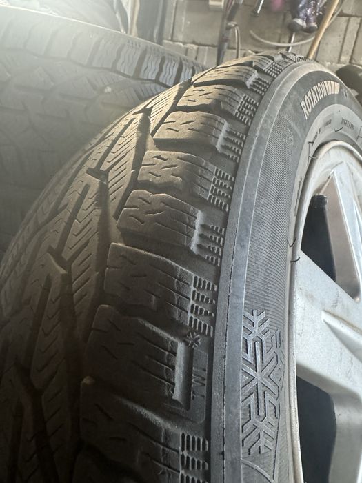 Vând set 4 jante de aluminiu + anvelope iarnă 205/55 R16