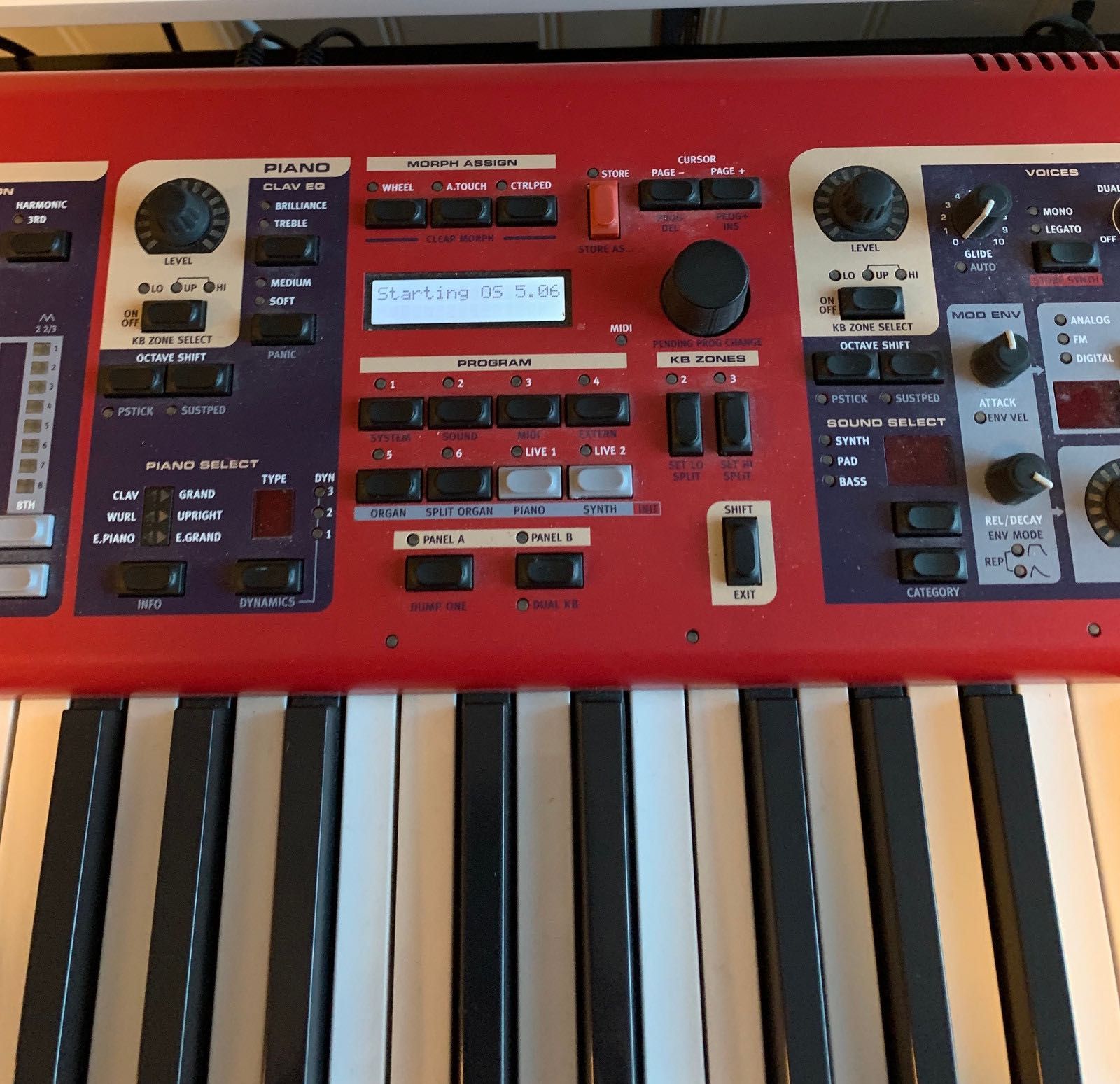 Nord Stage 76 revision B