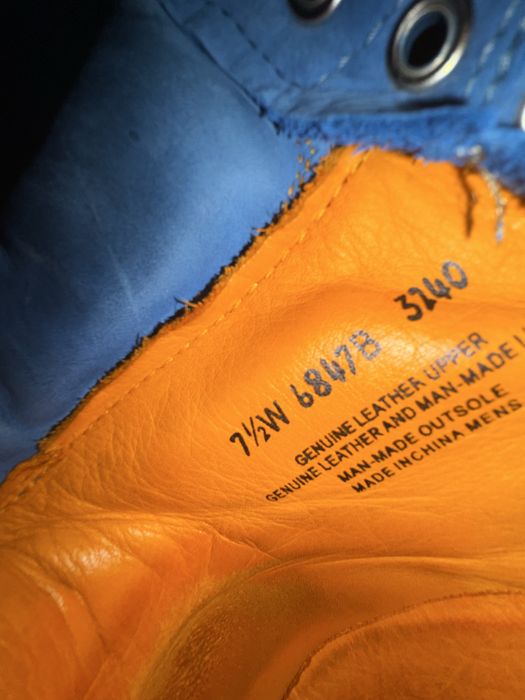 Bocanci timberland albastrii