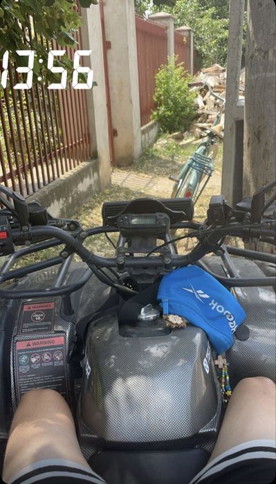 Atv 250 cc, 200kg , troliu fata , carlig de remorcare  , led bar