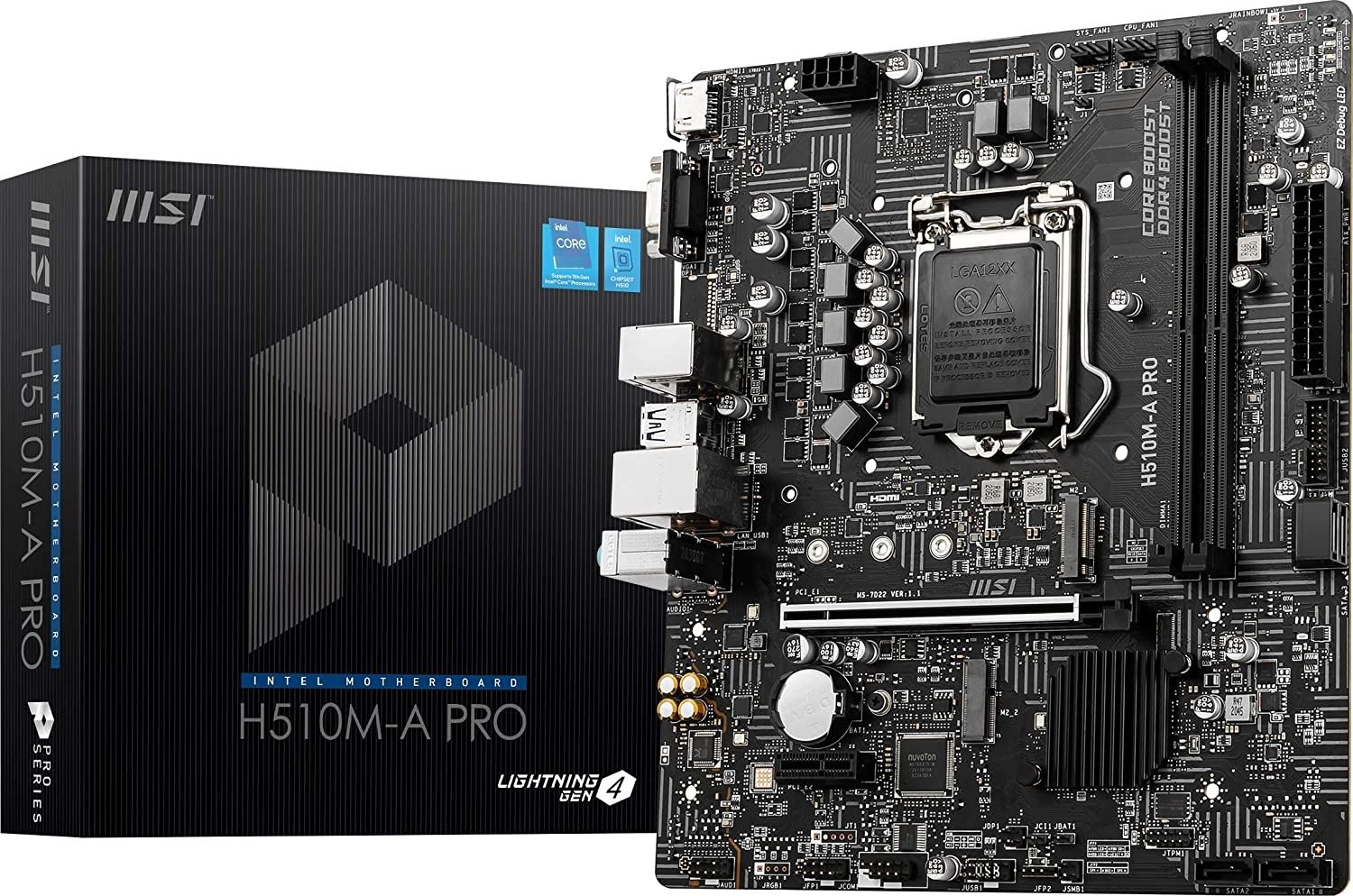 MSI H510 m Pro lga 1200 11th gen